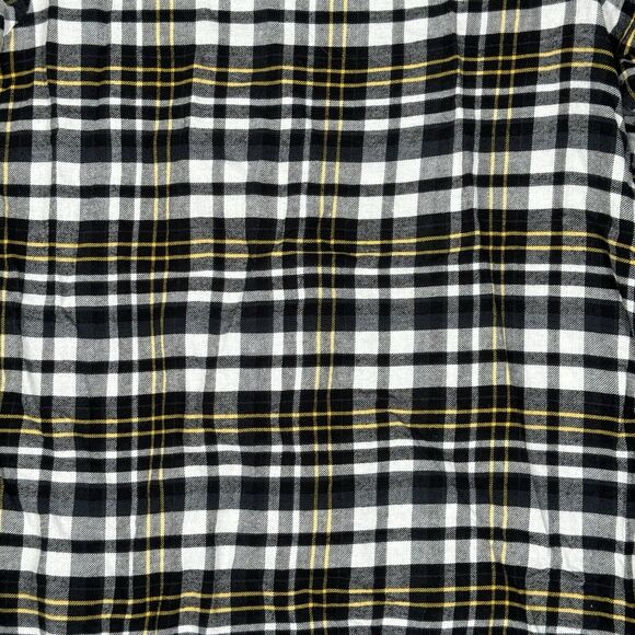 Pittsburgh Steelers Shirt Womens Medium Black Yellow Button Up NFL‎ Team Apparel - Picture 6 of 10